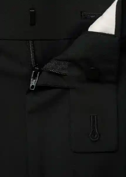 Pantalón Boston Negro Talla 40 Hombre Mango