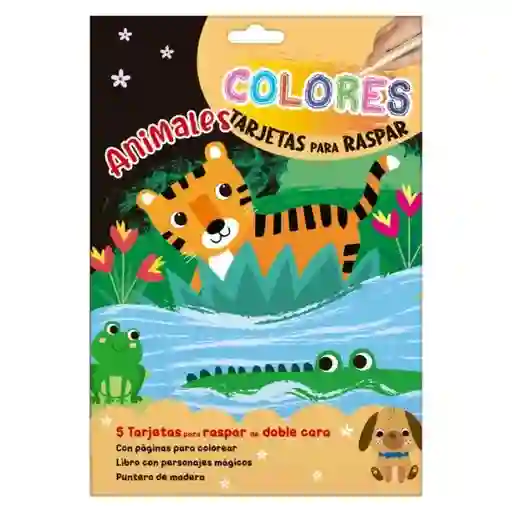 Colores Tarjetas Para Raspar Animales