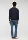Saco Jersey Willy Navy Talla XL Hombre Mango