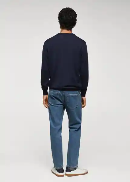 Saco Jersey Willy Navy Talla XL Hombre Mango