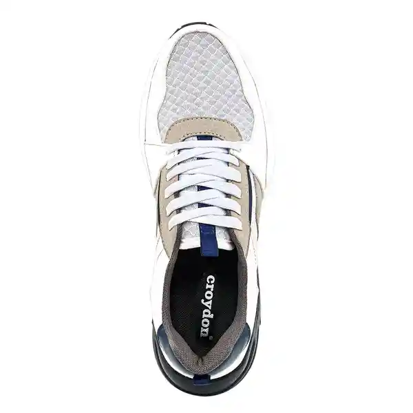 Croydon Tenis Krishna Hombre Color Blanco Talla 38