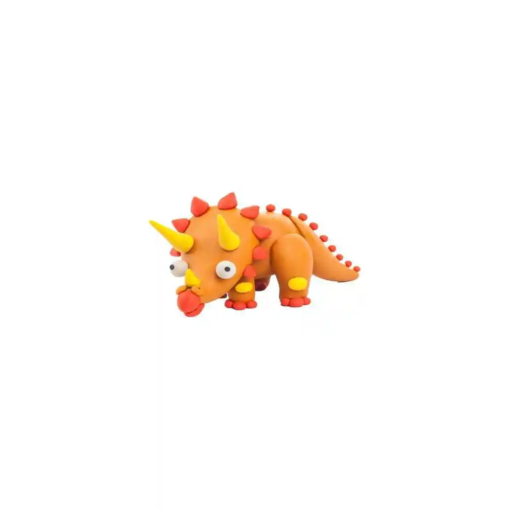 Hey Clay Triceratops 3 Latas Toy Logic
