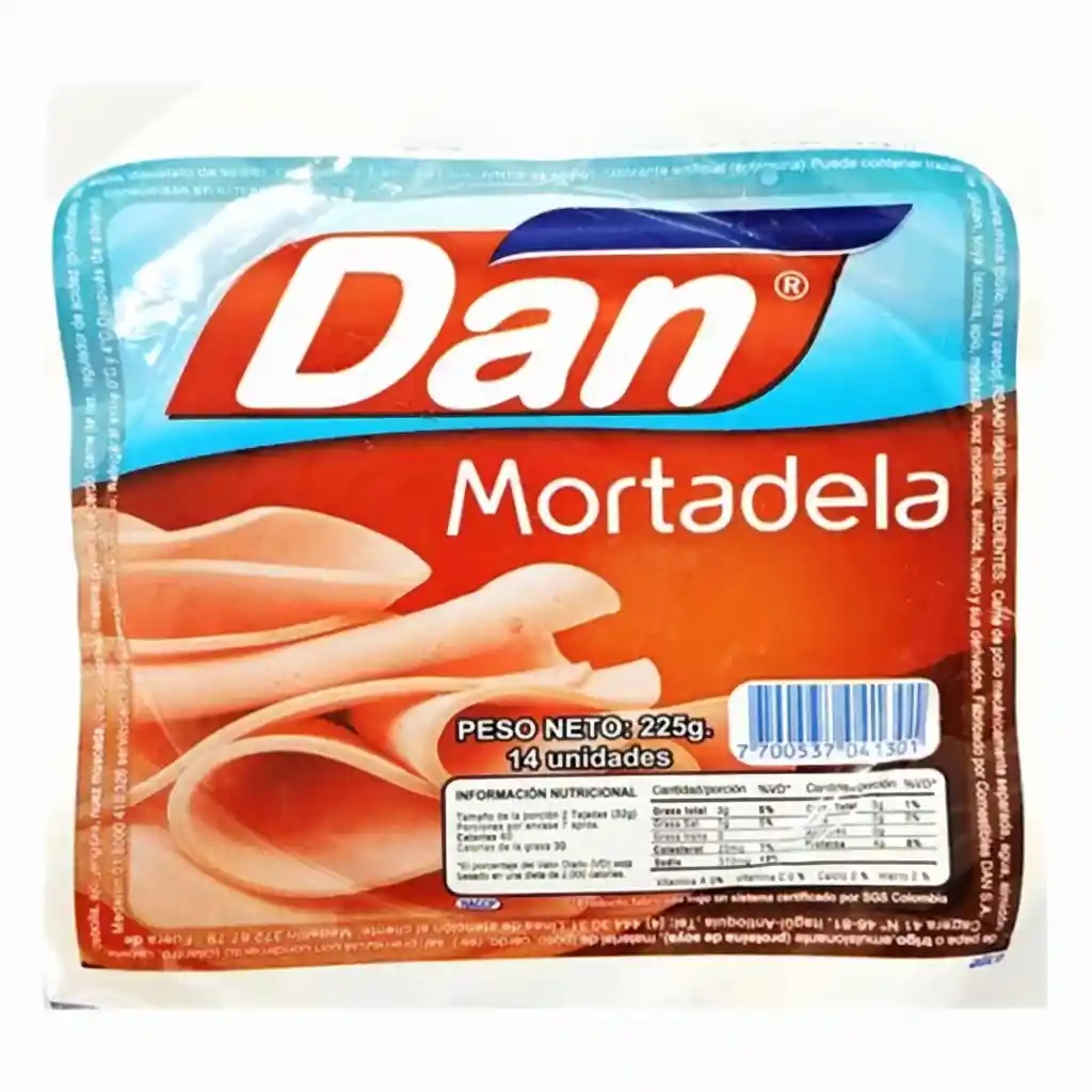 Dan Mortadela x 14 Unidades