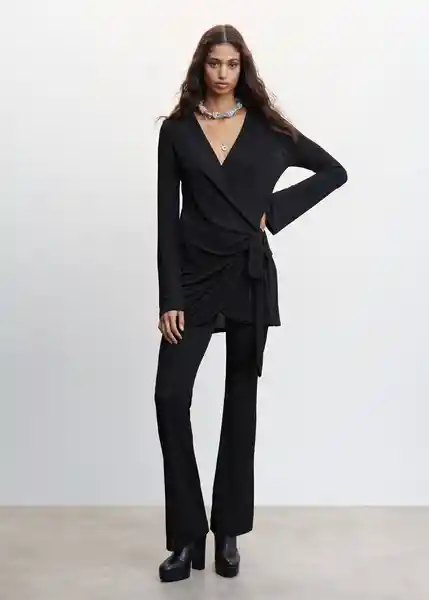 Cárdigan Bilma Negro Talla M Mujer Mango