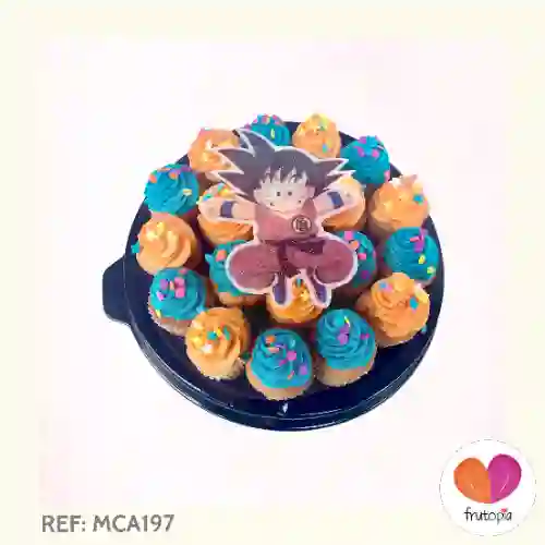 Minicupcakes X20 Ref Mca197 Goku