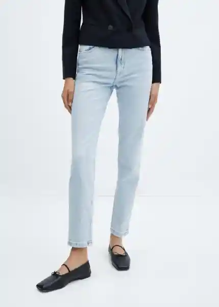 Jean Newmom Bleach Talla 32 Mujer Mango