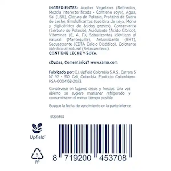 Rama Margarina Profesional