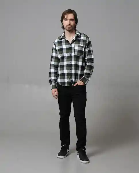 Camisa Hombre Verde Talla M 113G103_VER195621 Rifle