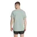 Adidas Camiseta Manga Corta Run it Tee Correr de Hombre Verde XL