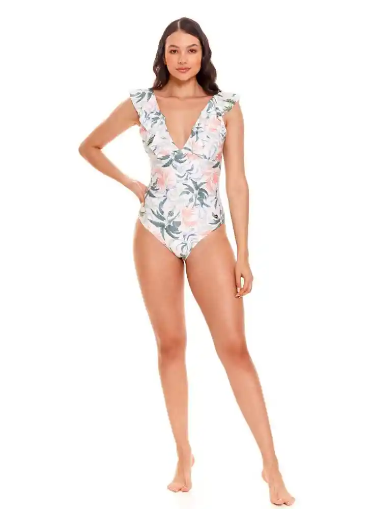 Vestido de Baño Entero S-marfil