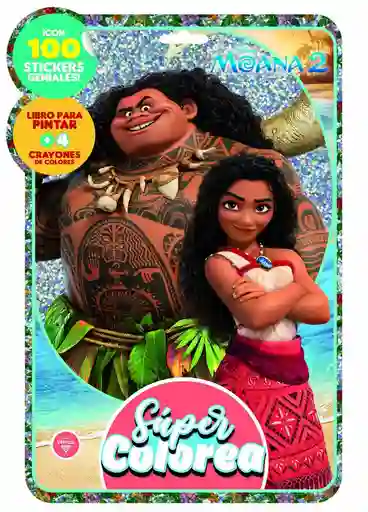 Libro Super Colorea Moana 2 Disney Disney
