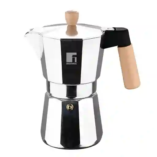 Cafetera Bergner Aluminio Coffee Lovers 300mlx6taz