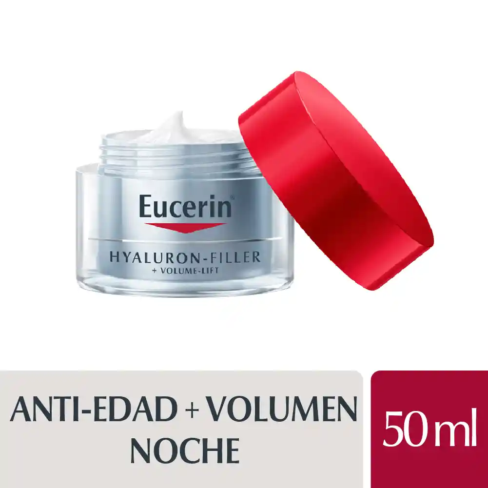 Eucerin Crema Anti-Edad de Noche Hyaluron-Filler + Volume Lift