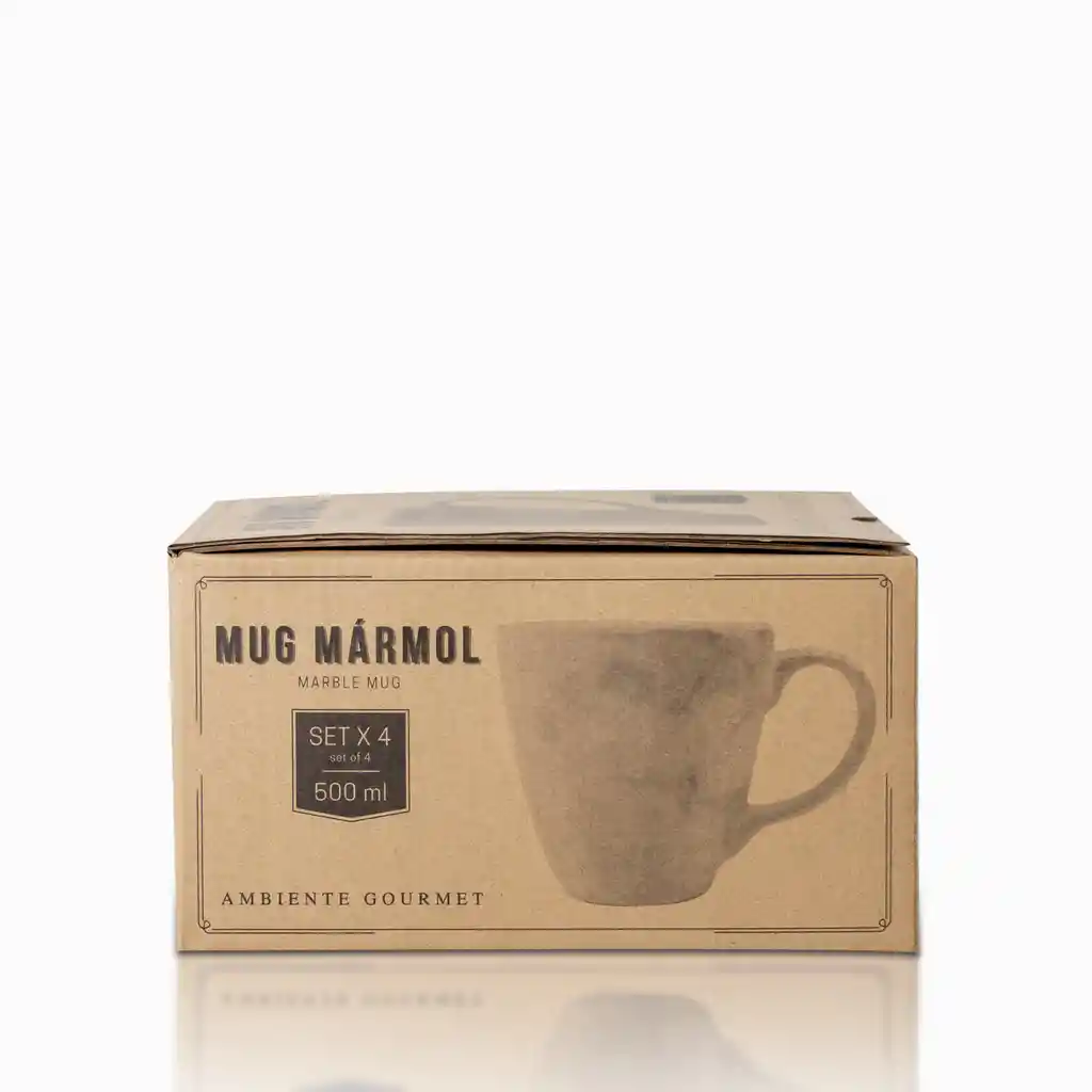 Mug Mármol 500 mL Ambiente Gourmet