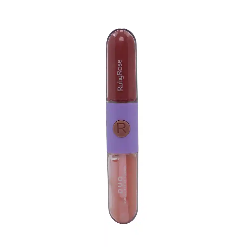 Labial Liquido Ruby Rose Duo y Gloss No. 04 X