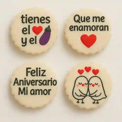 Caja de Cupcake X4 Aniversario