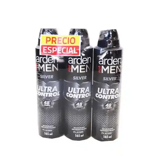 Arden For Men Desodorante en Aerosol Silver