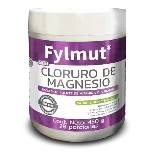 Cloruro Magnesio Fylmut Sabor Limon Manzana