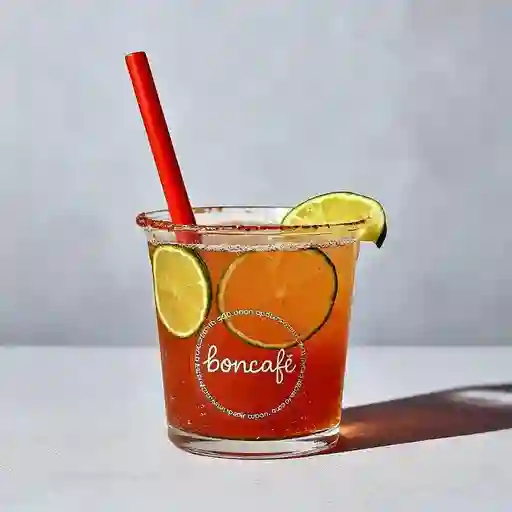 Soda frutal limón cereza