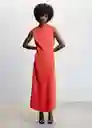 Vestido Letizia Coral Talla XS Mujer Mango