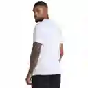 Camiseta Manga Corta Reetro Reel Hombre Blanco-l