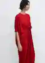 Vestido Rosalia-a Rojo Valentino Talla Xs Mujer Mango