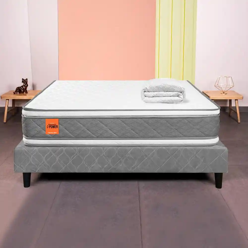 Cbo Power Pedic 200 Romance Relax King (200 X 200 Cm) 90085810 Espumado Firme