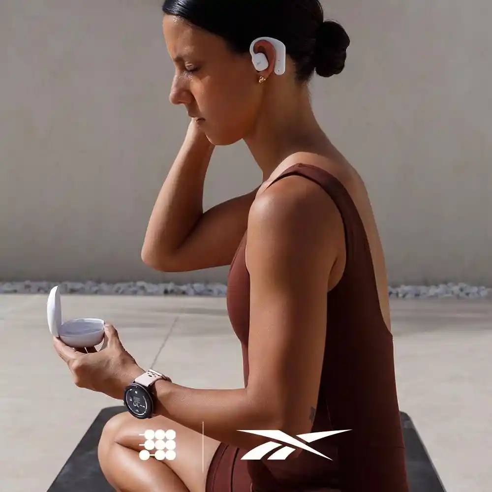 Audifonos Cubitt Open Earbuds Reebok X Cubitt Inalámbricos Blanco
