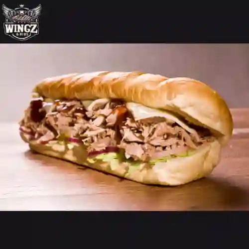 Sándwich Cerdo Desmechado Miel