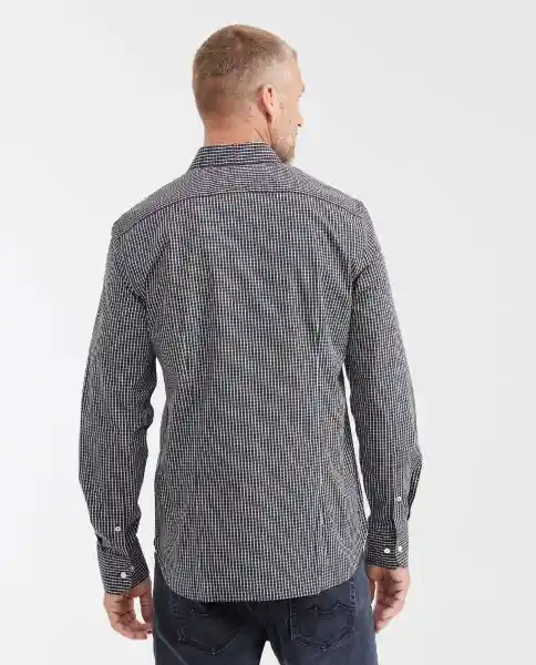 Camisa Premium Square Negro Sombrío Ultraoscuro M Chevignon