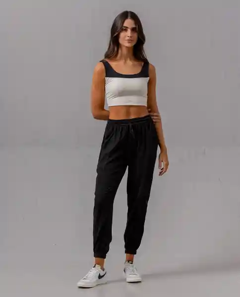 Pantalón Mujer Negro 10 260F001_NEG194007 Rifle
