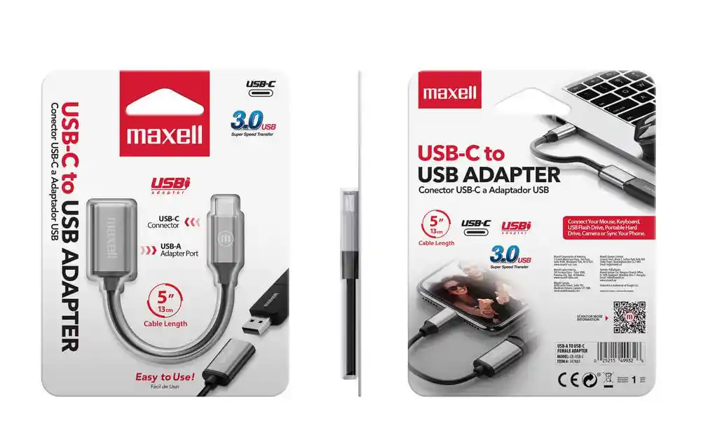 Cable Usb C To Usb Adaptador Maxell 347883