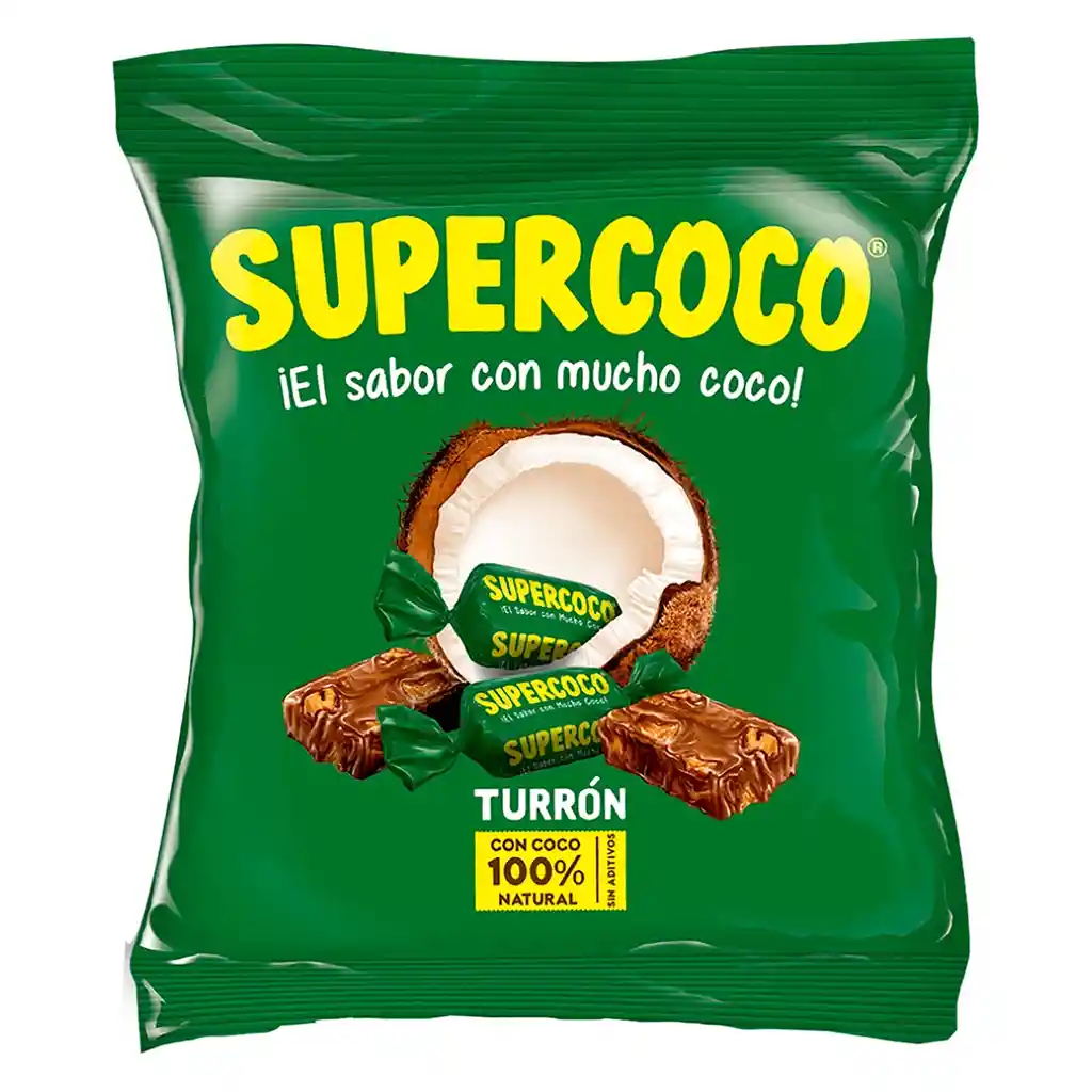 Supercoco Turrón Duro Sabor a Coco