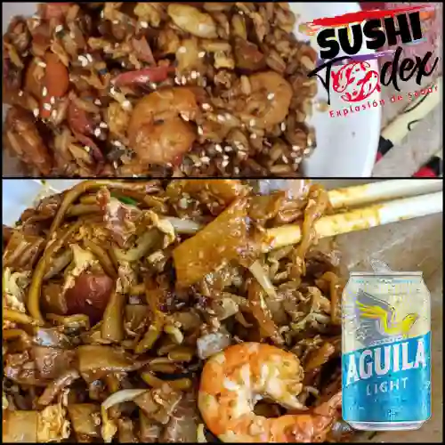 Combo Wok Especial de Marisco + Aguila Light Lta 330ml