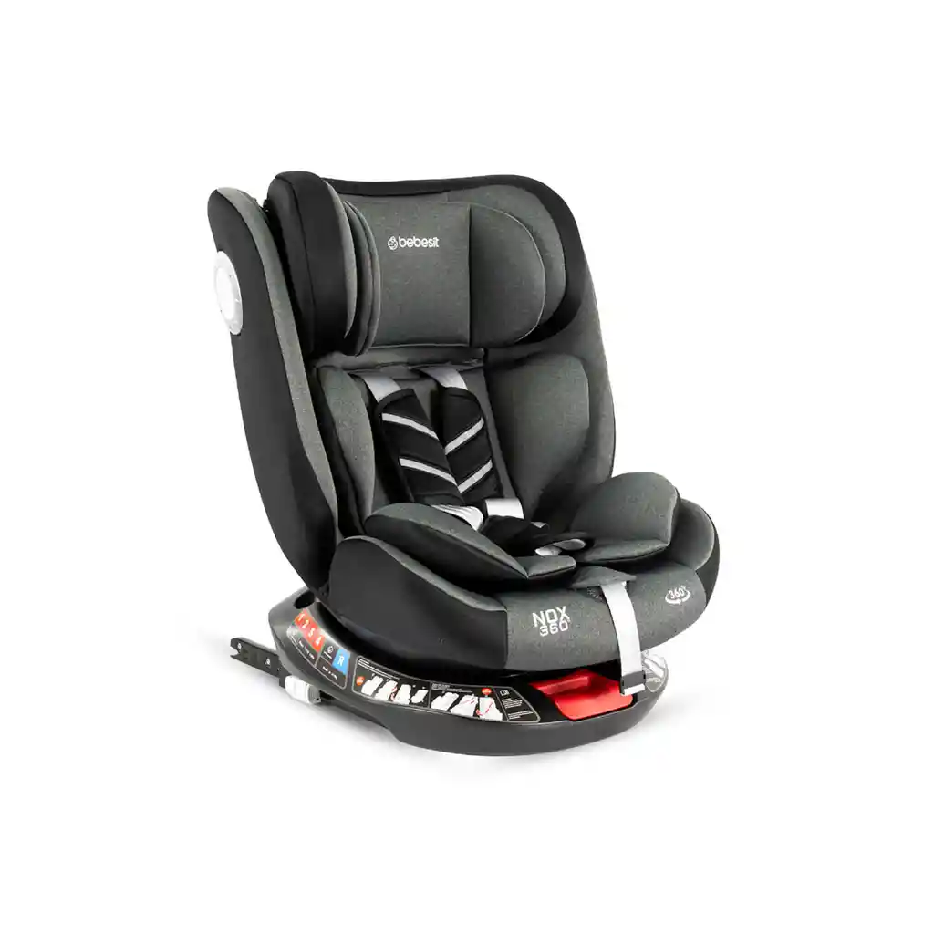 Silla Para Carro Bebé Nox Giro 360 Isofix Negro