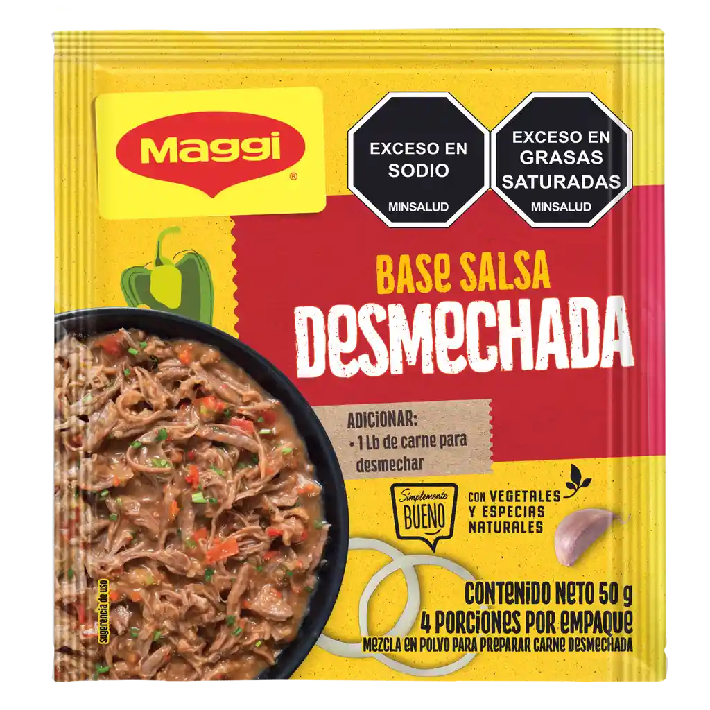 Base MAGGI para carne Desmechada x 50g