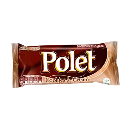 Polet Paleta Helada Sabor Cookies & Cream