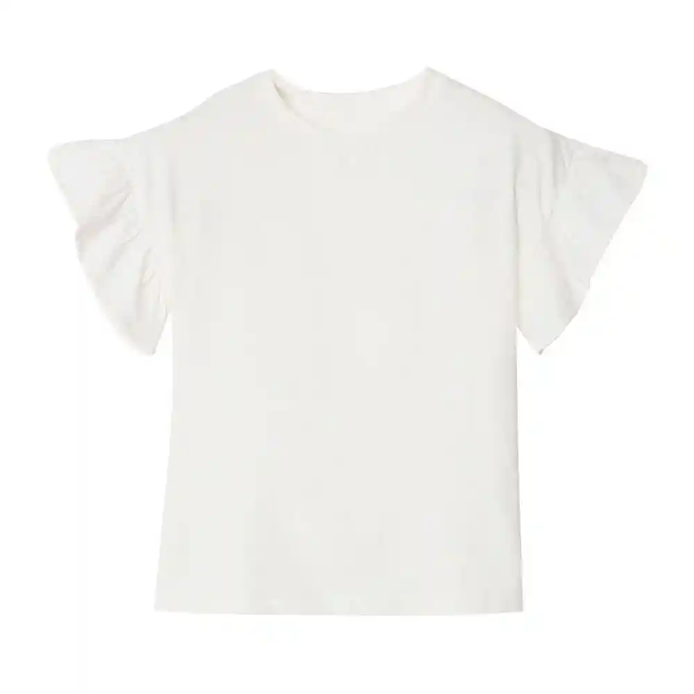 Camiseta Manga Corta Algodón Bebita Leda Baby Fresh