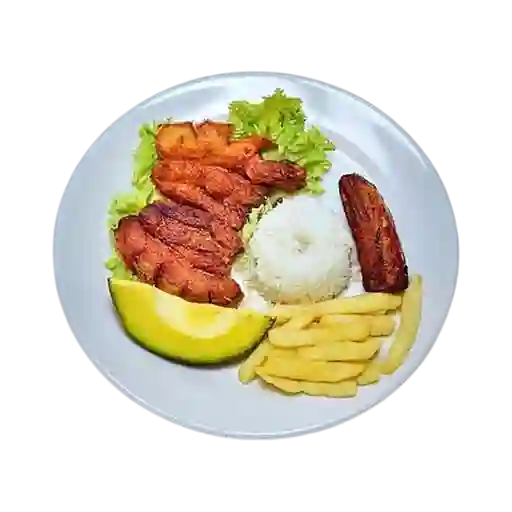 Fríjoles Especiales con Chicharrón