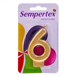 Sempertex Vela Dorada Número 6