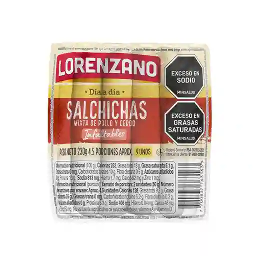 Salchicha Perro Mixta Lorenzano