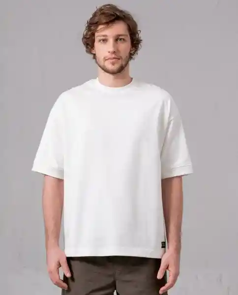 Camiseta Hombre Crudo Marfil Claro Talla M 95484 Rifle