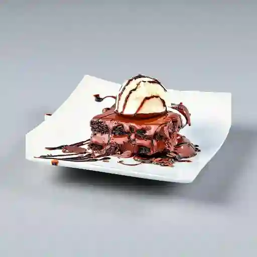 Brownie con Helado