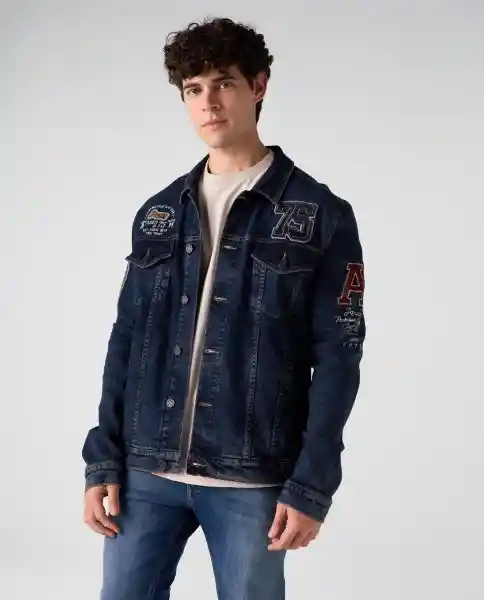 Chaqueta Hombre Azul Talla L 522G000_AZU174429 Americanino