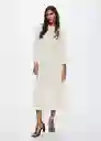 Vestido Juliete Offwhite Talla M Mujer Mango