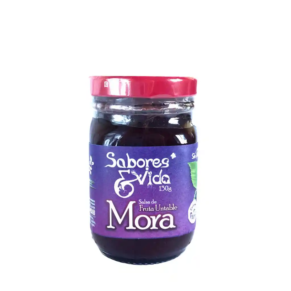 Sabores y Vida Fruta Untable Mora