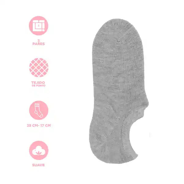 Protector de Pie Control de Olores Hombre Blanco Gris Miniso