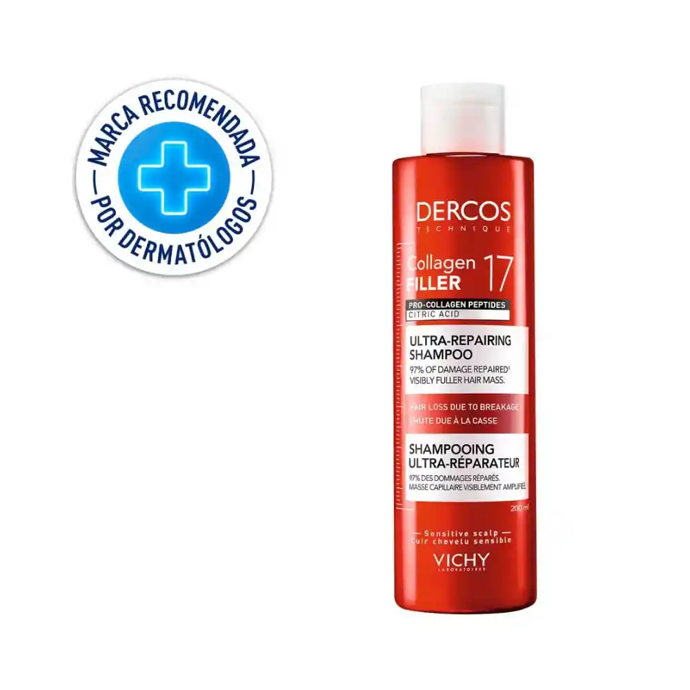 Vichy Dercos Collagen 17 Shampoo Frasco