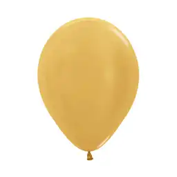 Sempertex Globo de Látex R12 Metal Dorado