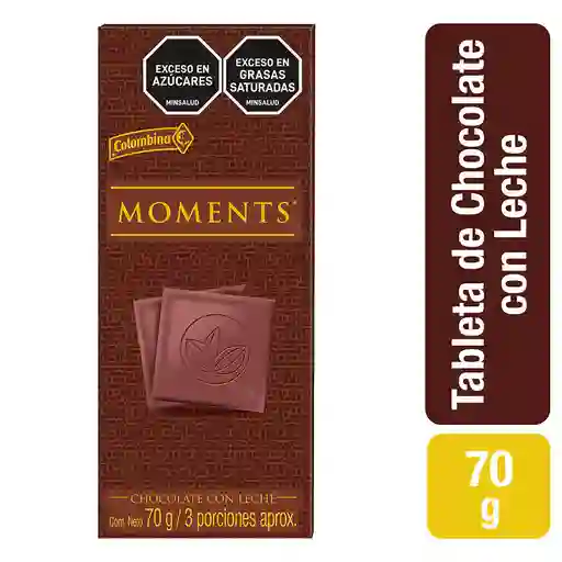 Moments Tableta de Chocolate con Leche